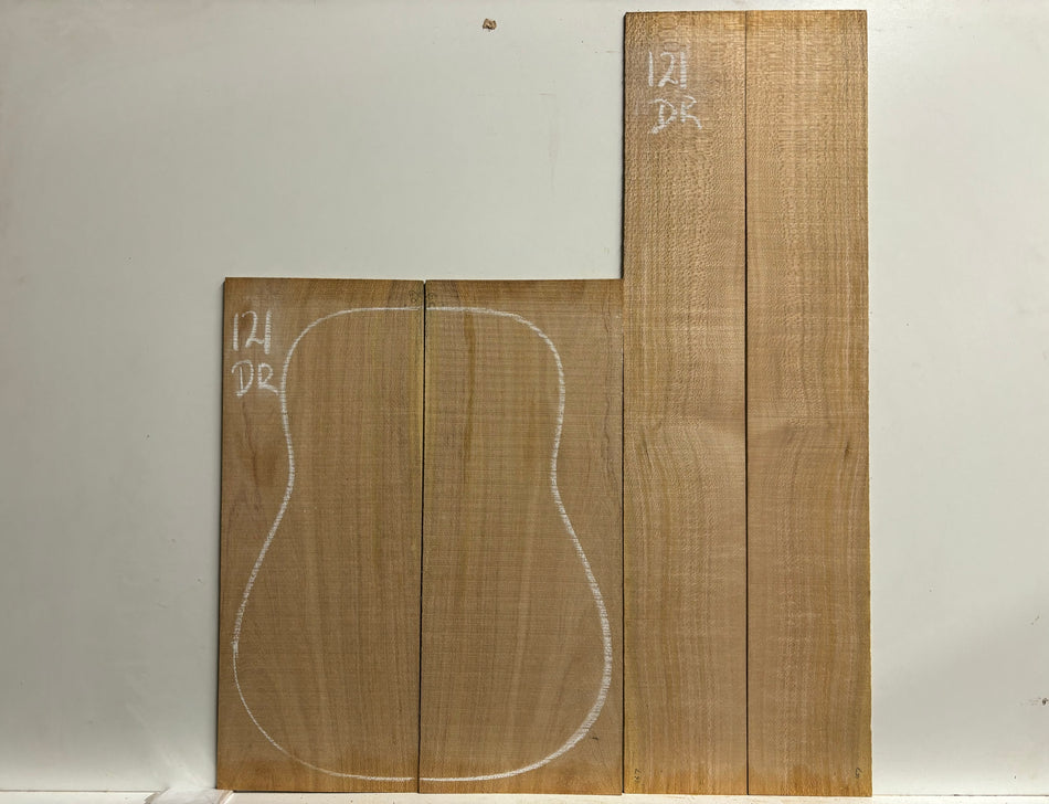 Lacewood Dreadnought Guitar Back & Side Set #121