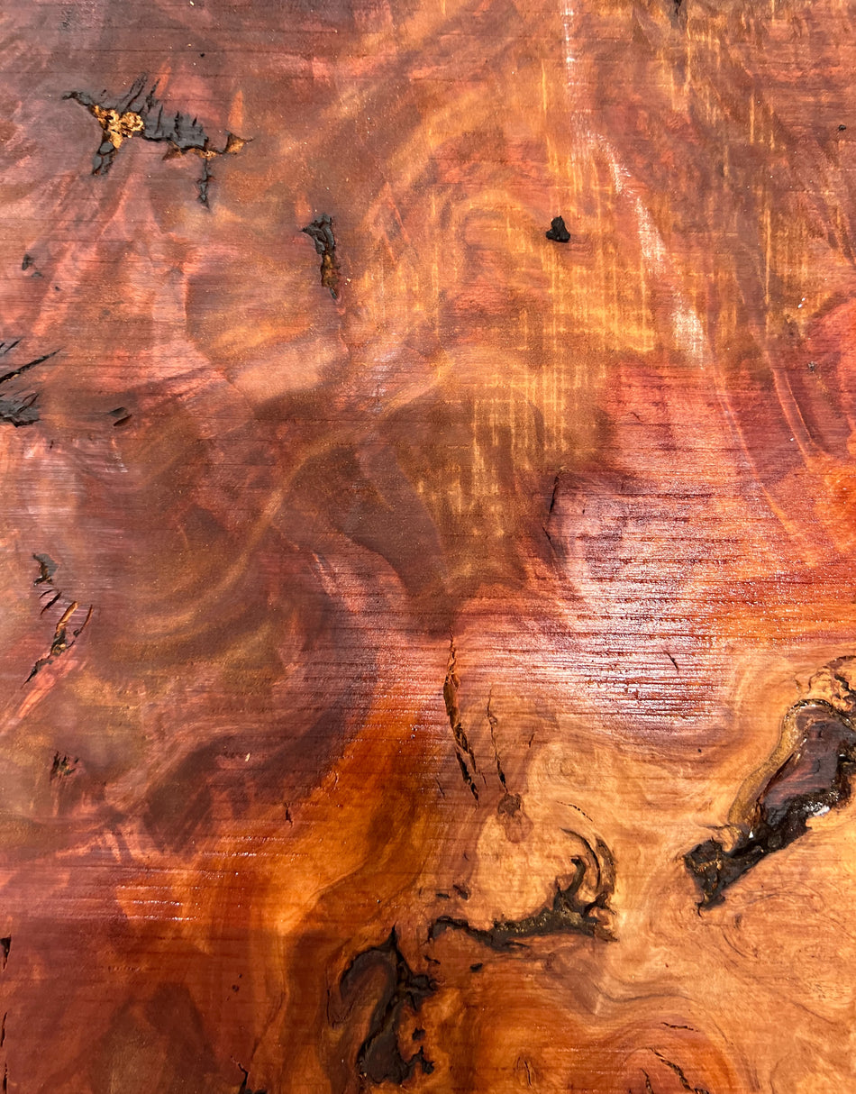 Red Gum Burl Guitar Drop Tops | 21" x 14" x 3/8" - #35 - Exotic Wood Zone - Buy online Across USA 