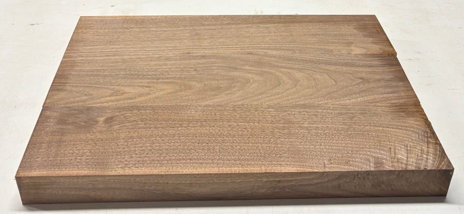 Bloque de nogal negro para cuerpo de guitarra - 21" x 14-3/8" x 1-3/4", 13 Lbs (3 piezas encoladas) #801
