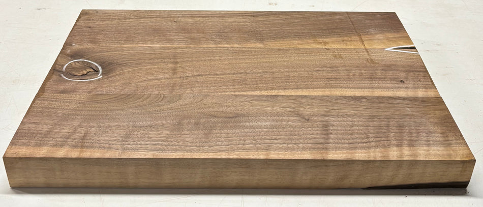 Cuerpo en bruto para guitarra de nogal negro - 21" x 14-1/2" x 1-3/4", 15 libras (3 piezas pegadas) #802