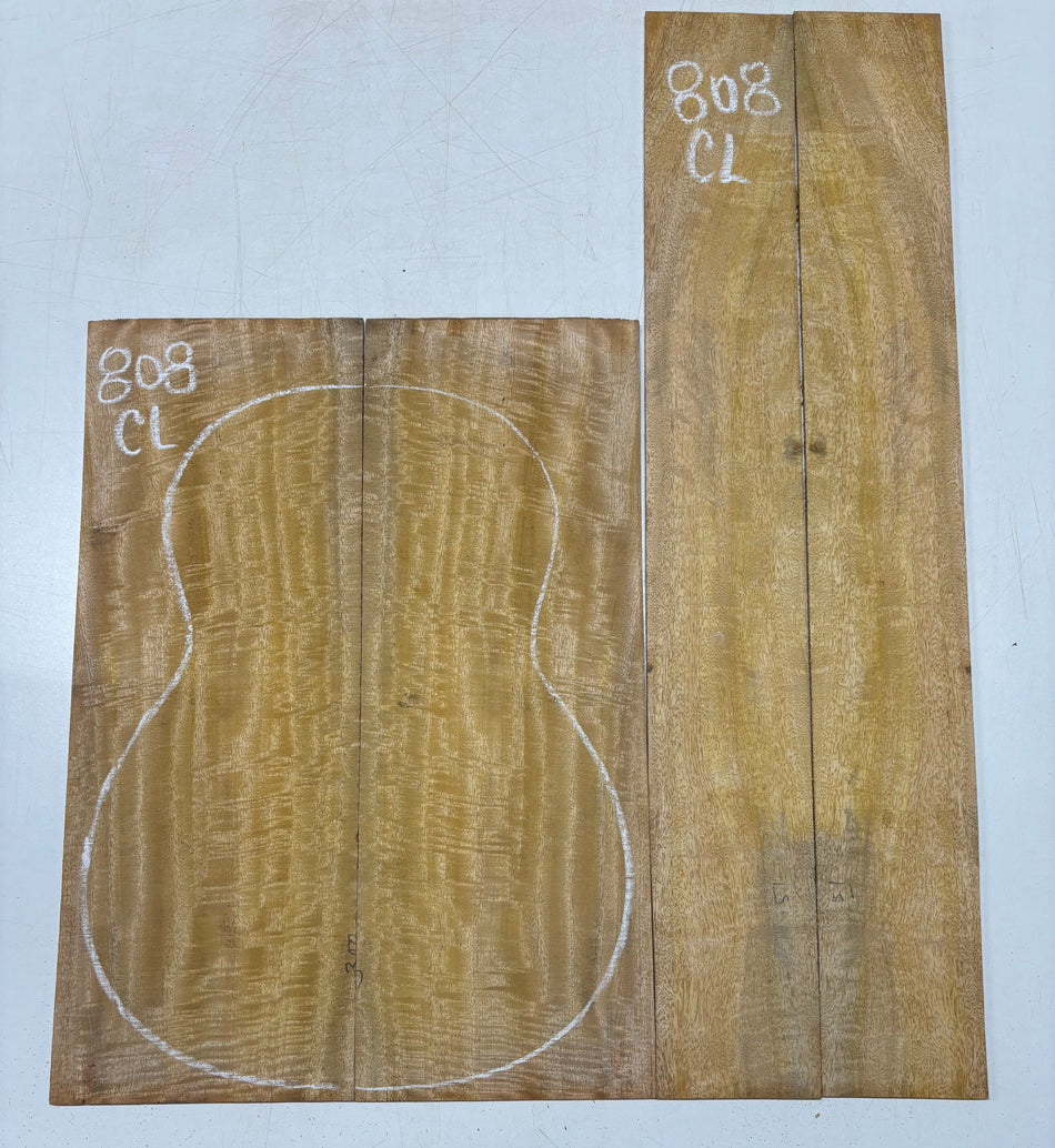 Juego de fondo y aros de guitarra de grado AAAA Dreadnought de palisandro de la India Oriental #61 