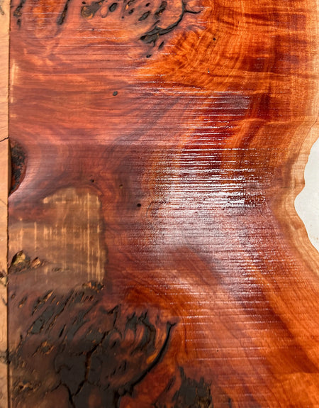 Red Gum Burl Book Matched Guitar Drop Tops | 21" x 14" x 3/8" #41 - Exotic Wood Zone - Buy online Across USA 