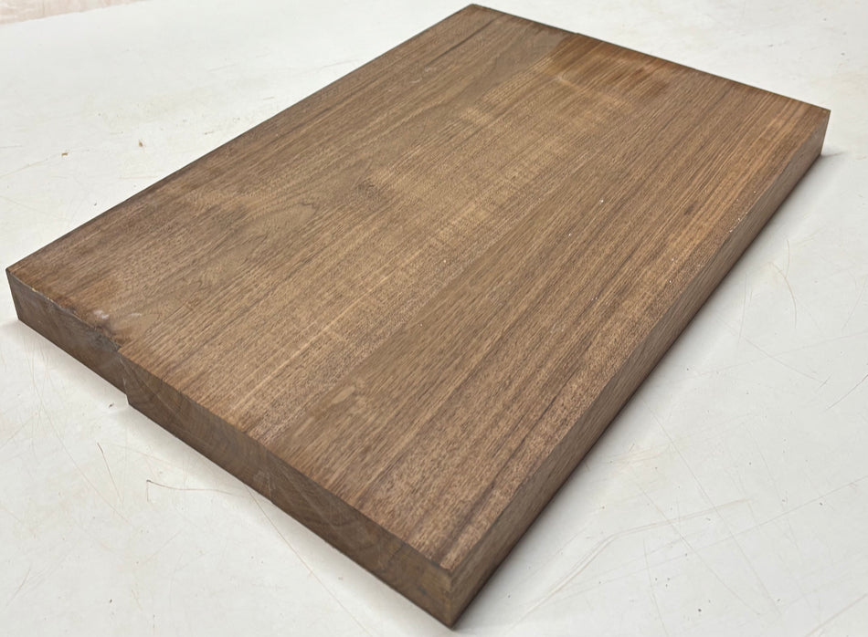 Bloque de nogal negro para cuerpo de guitarra - 21" x 14-1/2" x 1-3/4", 13 libras (3 piezas encoladas) #804