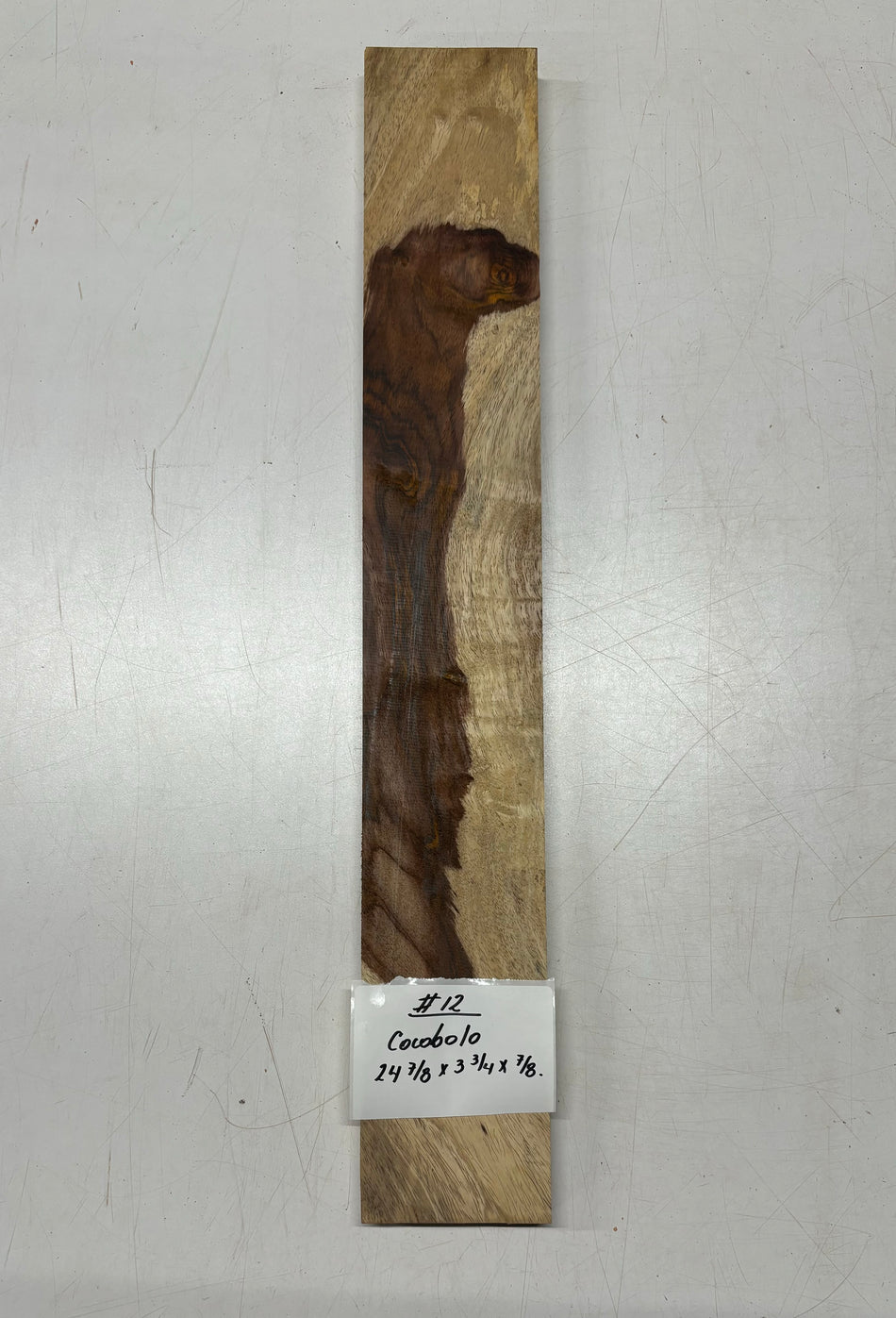 Cocobolo Lumber Board 24-7/8" x 3-3/4" x 7/8" #12
