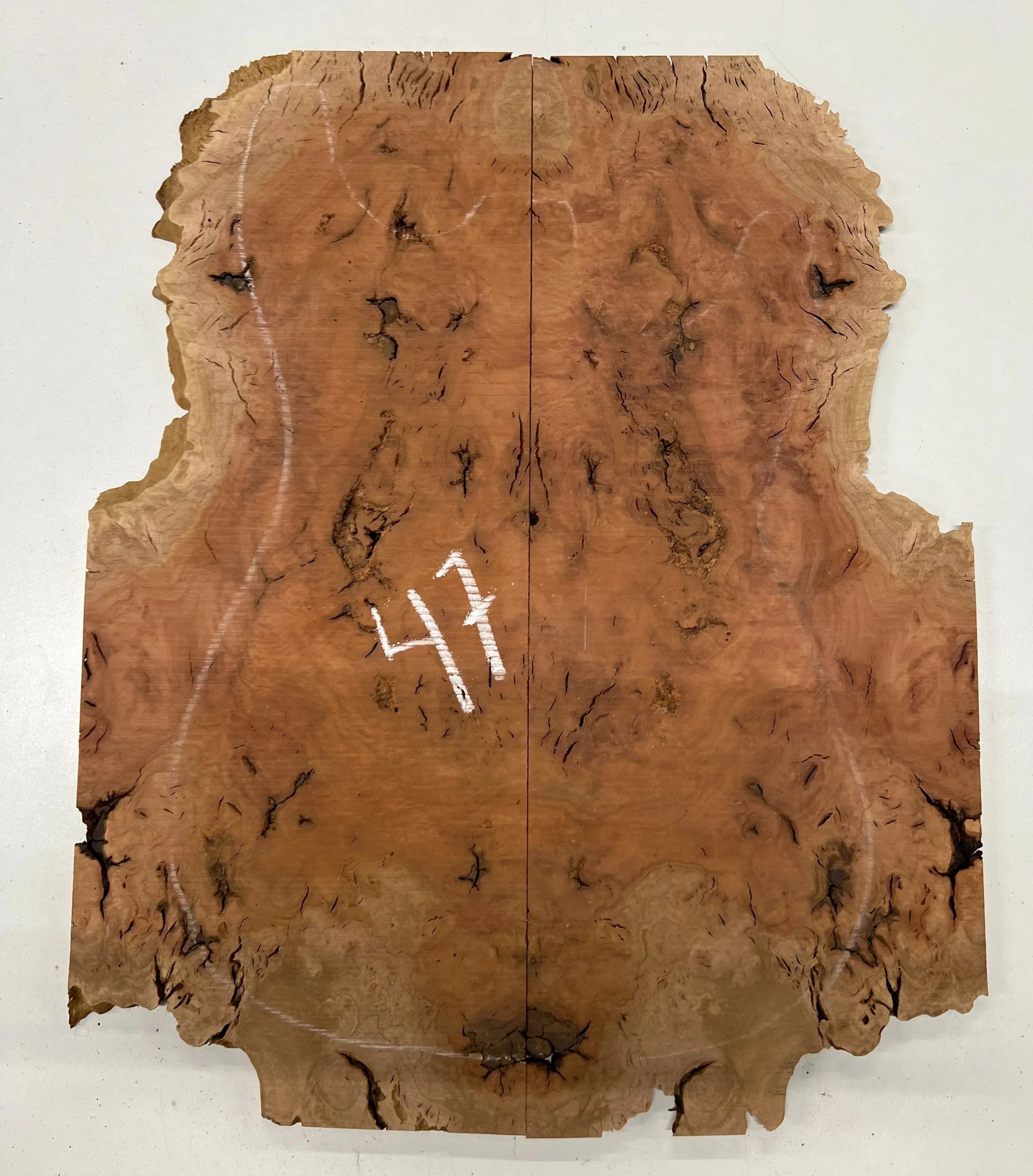 Red Gum Burl Book Matched Guitar Drop Tops | 21" x 14" x 3/8" #47 - Exotic Wood Zone - Buy online Across USA 