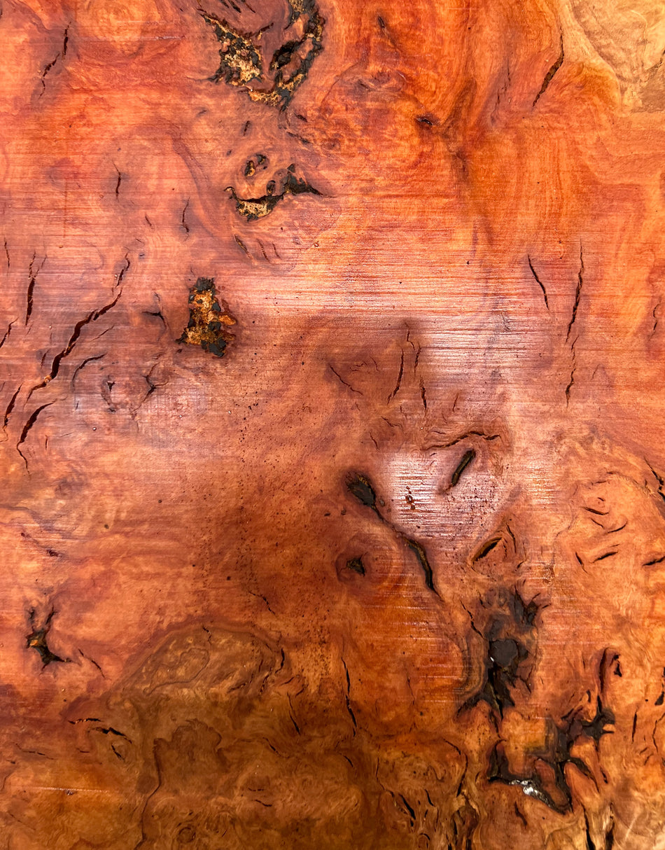 Red Gum Burl Book Matched Guitar Drop Tops | 21" x 14" x 3/8" #47 - Exotic Wood Zone - Buy online Across USA 