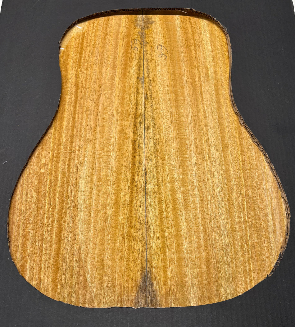 Juego de fondo y aros de guitarra de grado AAAA Dreadnought de palisandro de la India Oriental #61 