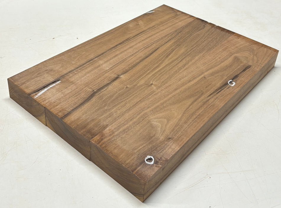 Cuerpo en Bruto de Nogal Negro para Guitarra - 21" x 14-3/8" x 2", 16 Lbs (3 Pzas. Encoladas) #807