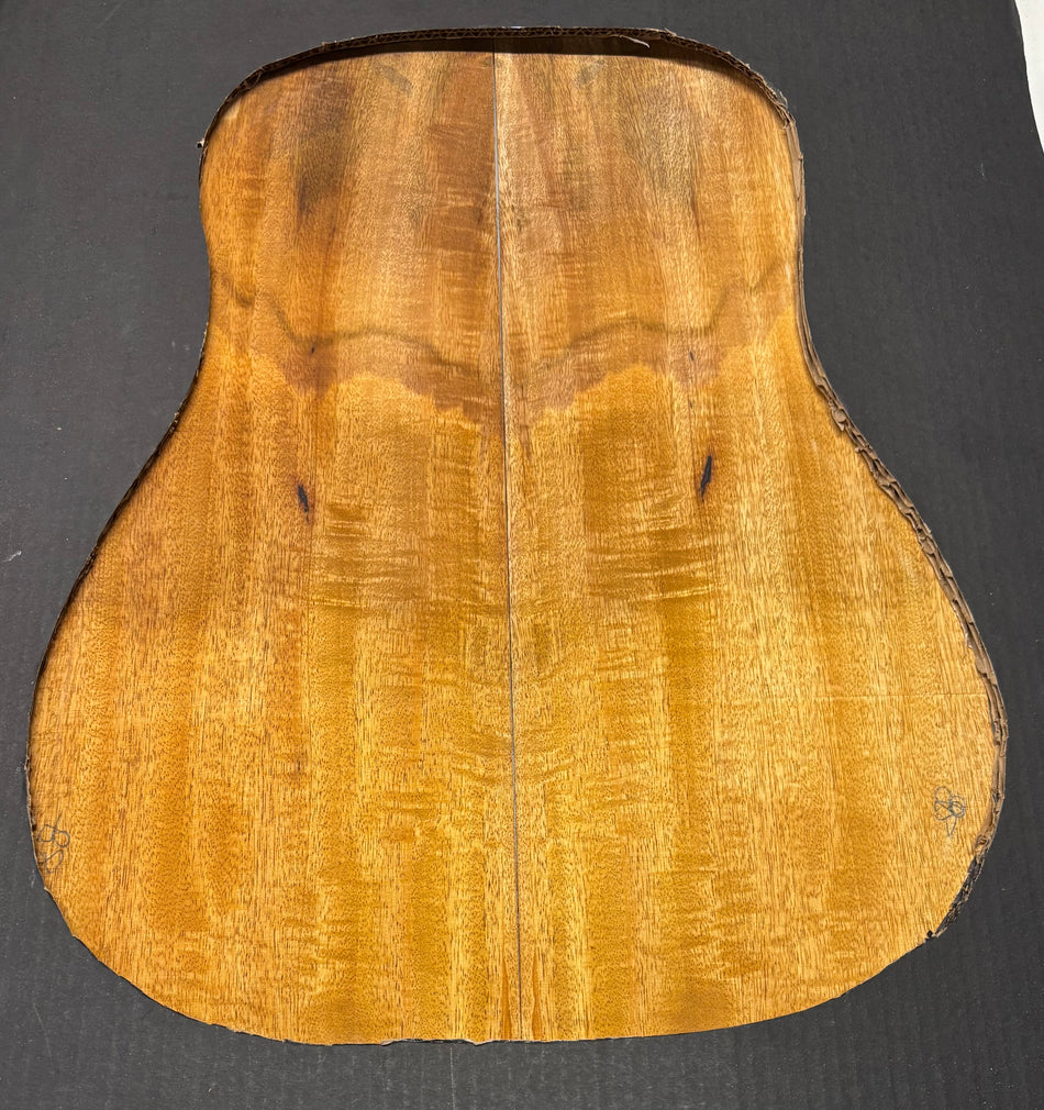 Juego de fondo y aros de guitarra de grado AAAA Dreadnought de palisandro de la India Oriental #61 