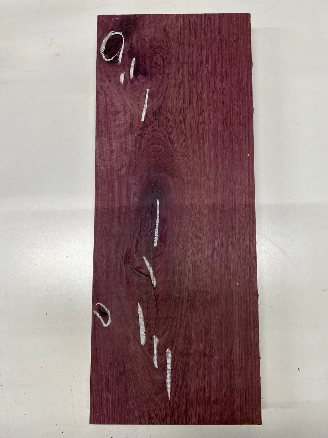 Purpleheart Lumber Board Wood Blank 24&quot;x 9-1/2&quot;x 2&quot; 