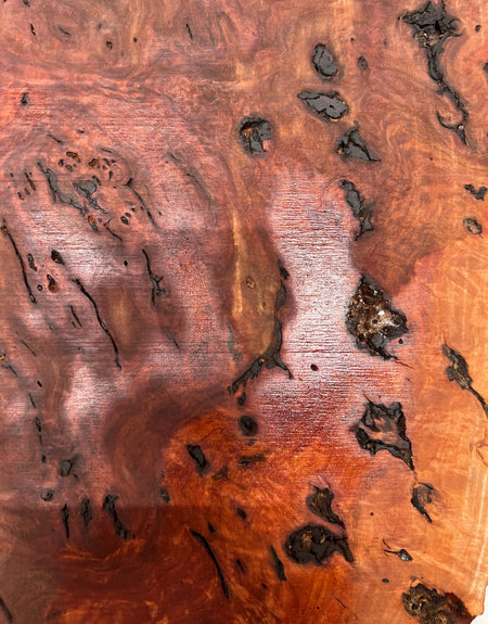 Red Gum Burl Book Matched Guitar Drop Tops | 21" x 14" x 3/8" #54 - Exotic Wood Zone - Buy online Across USA 