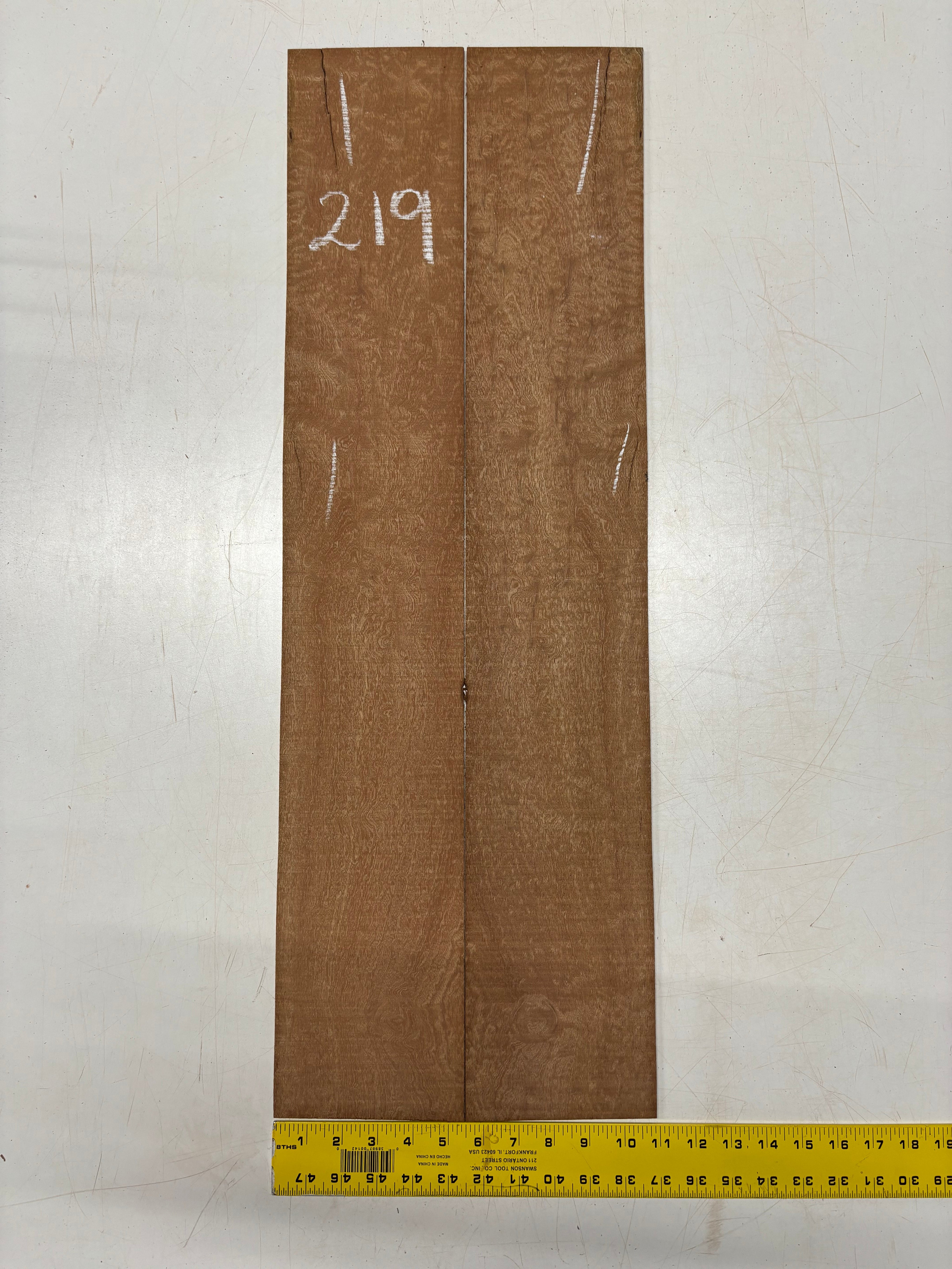 Quilted Sapele Dreadnought Guitar Back and Side Seconds Set #219 Exotic Wood Zone 