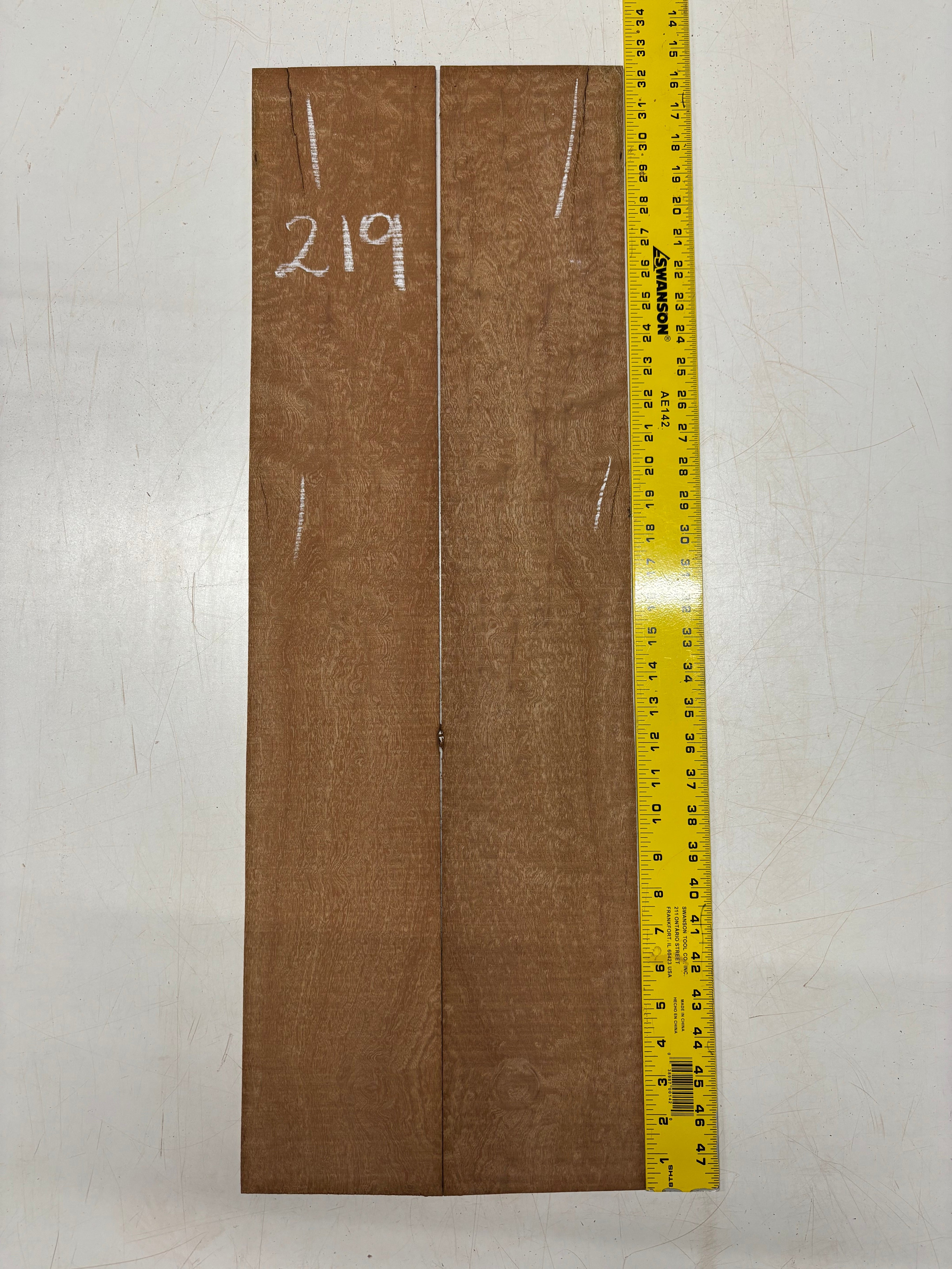 Quilted Sapele Dreadnought Guitar Back and Side Seconds Set #219 Exotic Wood Zone 