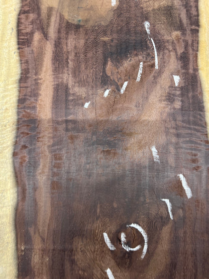 Bi Color Katalox Lumber Board Blank 15-1/2&quot;x 11&quot;x 1-3/8&quot; 