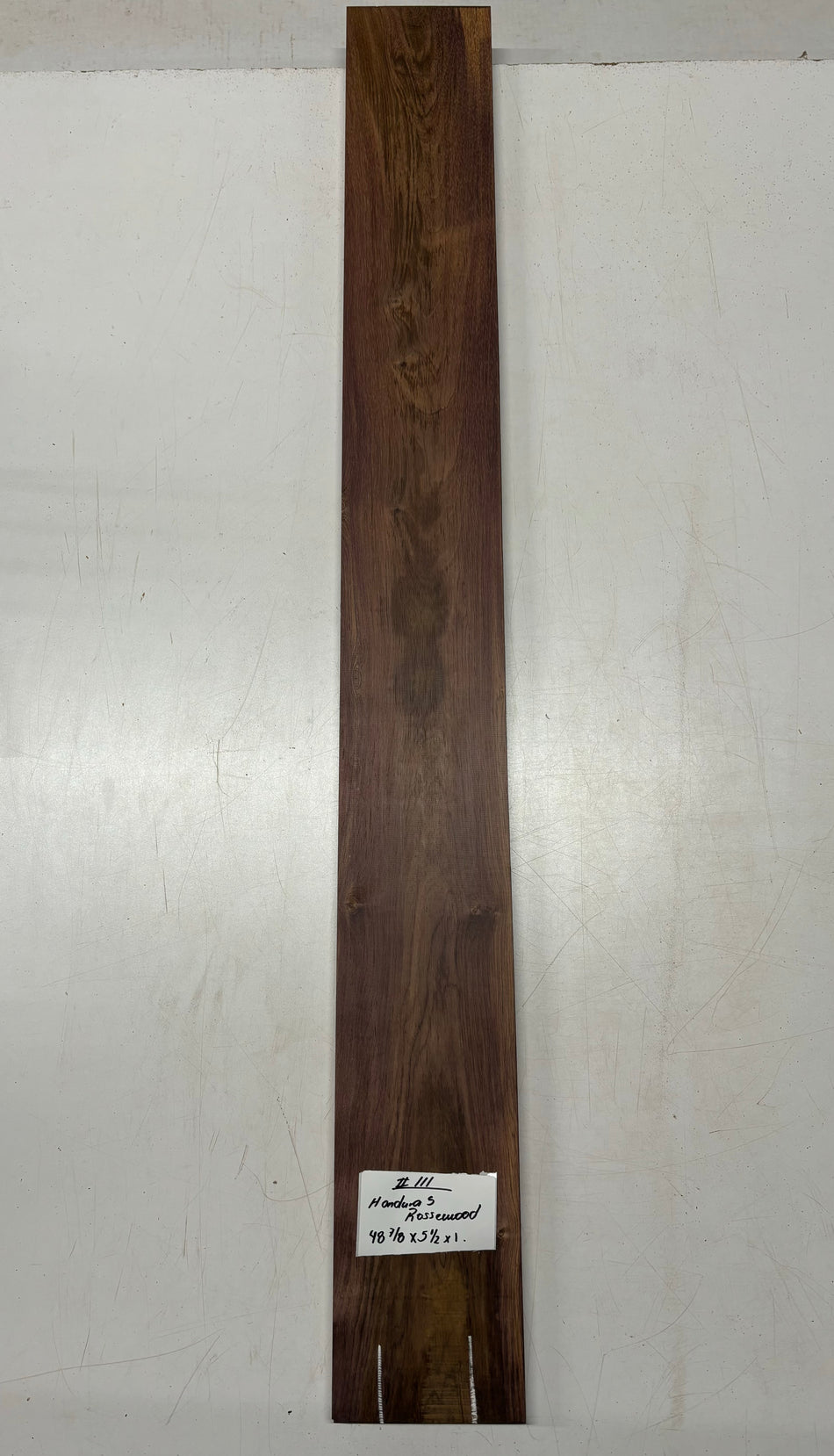 Honduras Rosewood Lumber 48-7/8"x 5-1/2"x 1"#111