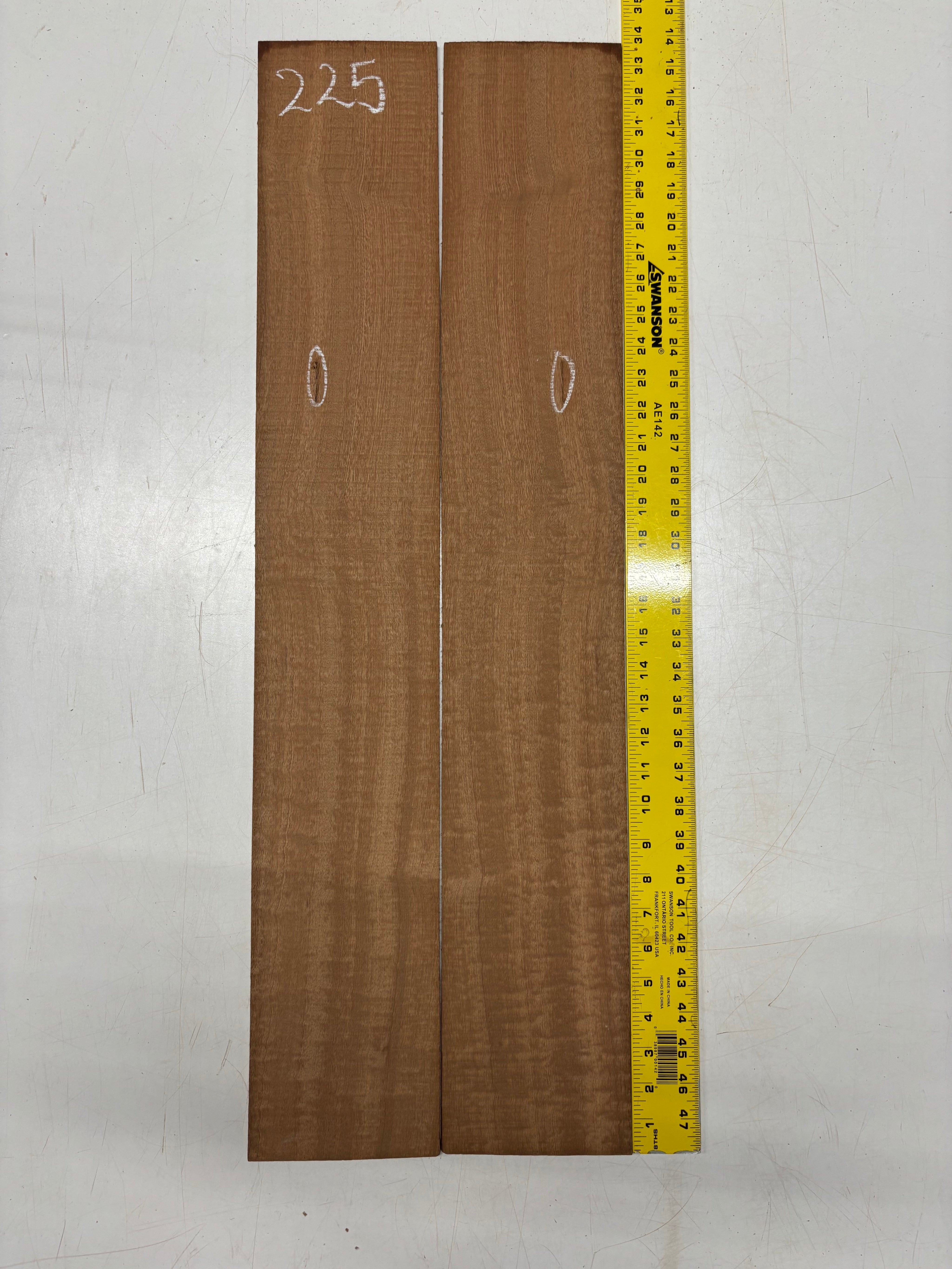 Quilted Sapele Dreadnought Guitar Back and Side Seconds Set #225 Exotic Wood Zone 