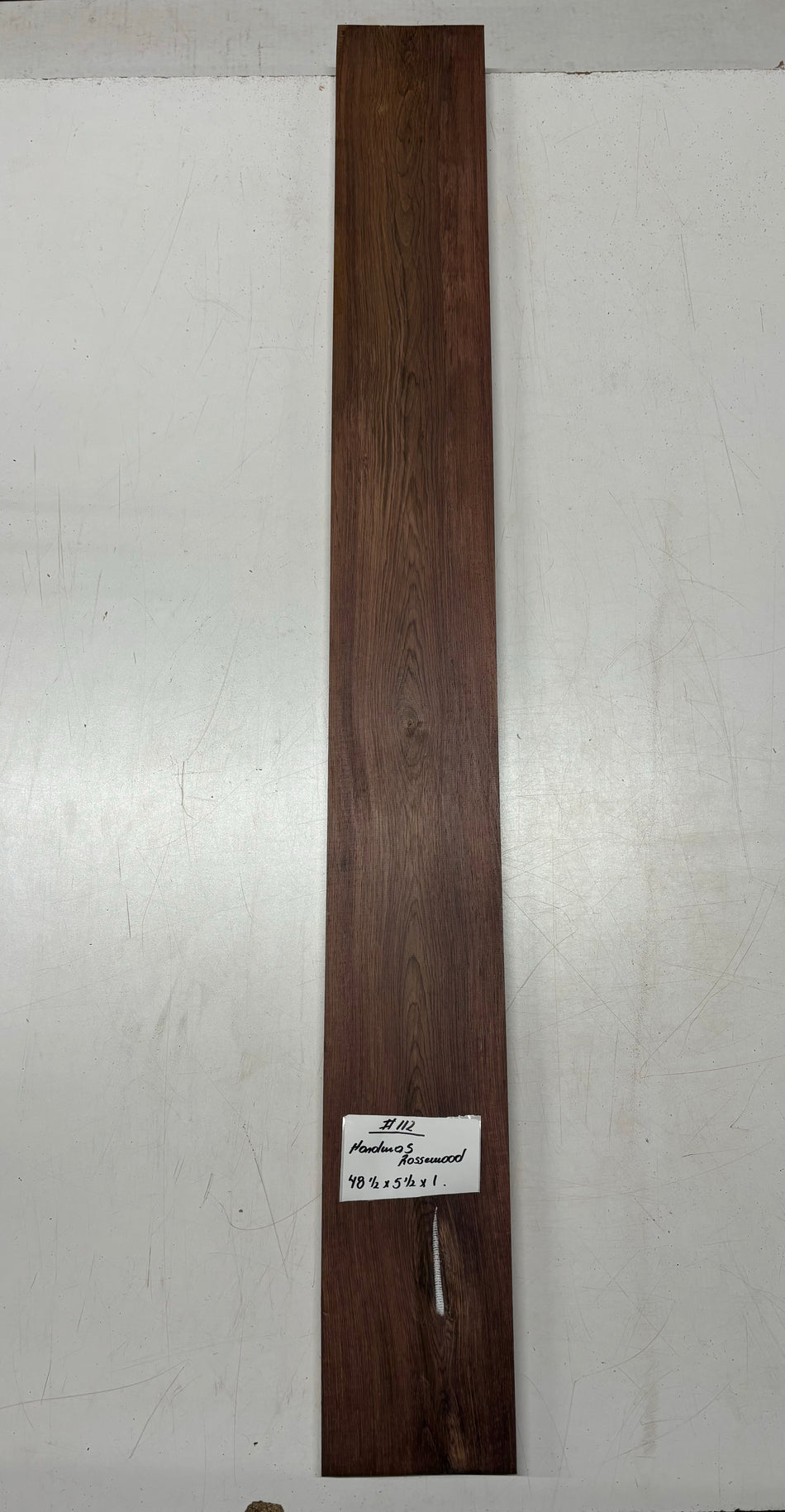 Honduras Rosewood Lumber 48-1/8"x 5-1/2"x 1"#112