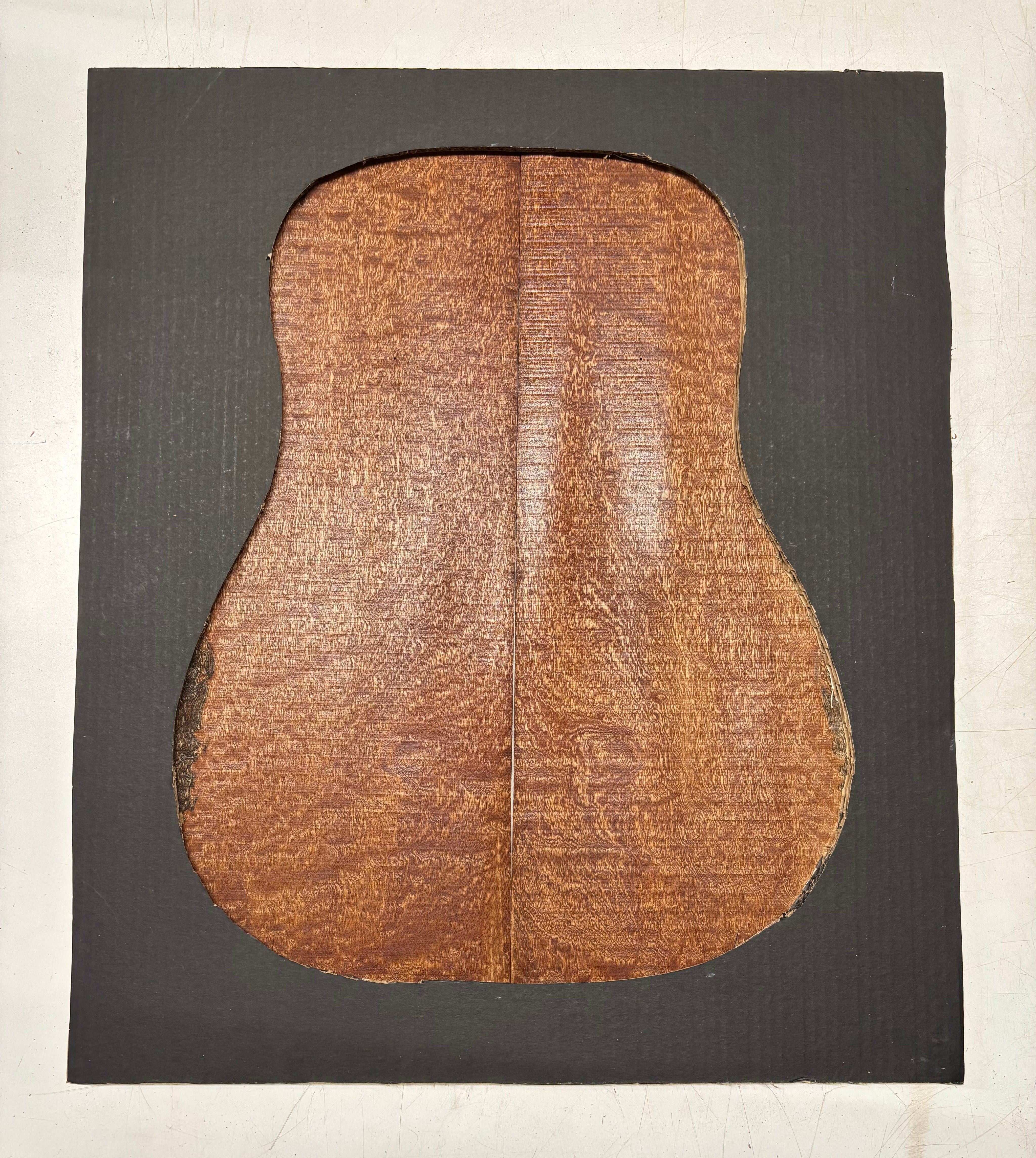 Quilted Sapele Dreadnought Guitar Back and Side Seconds Set #226 Exotic Wood Zone 