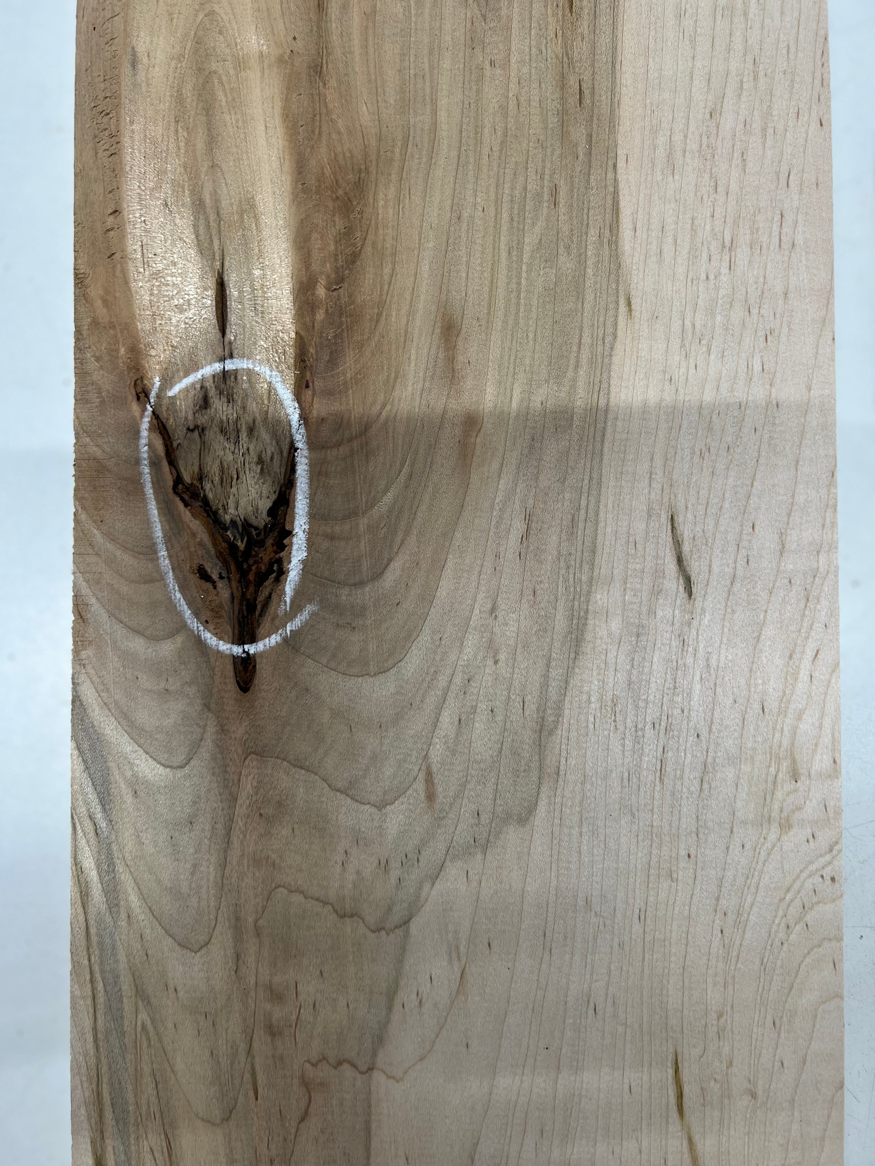 Ambrosia Maple Lumber Board Wood Blank 19-1/2&quot;x 7-3/8&quot;x 1-7/8&quot; 