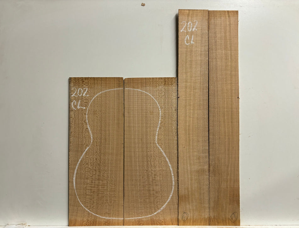 Lacewood Classical Guitar Back & Side Set #202