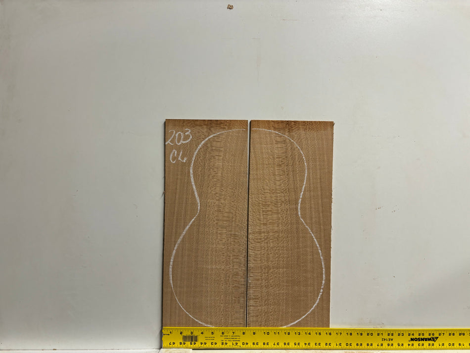 Lacewood Classical Guitar Back & Side Set #203