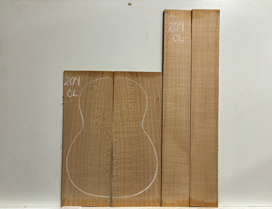 Lacewood Classical Guitar Back & Side Set #204