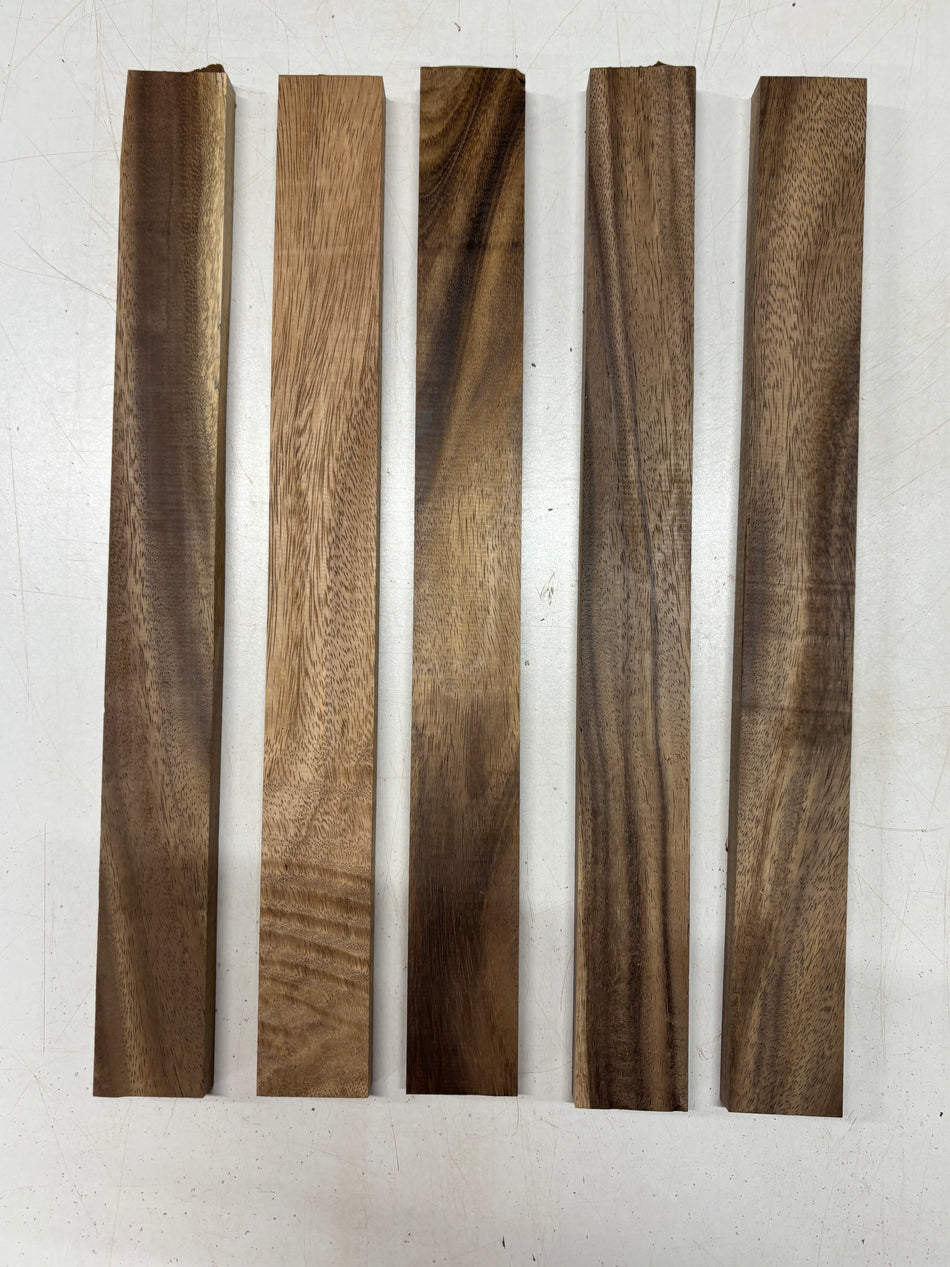 5 Pack, Indian Walnut Thin Stock Lumber 18"x1-7/8"x5/8"#5901