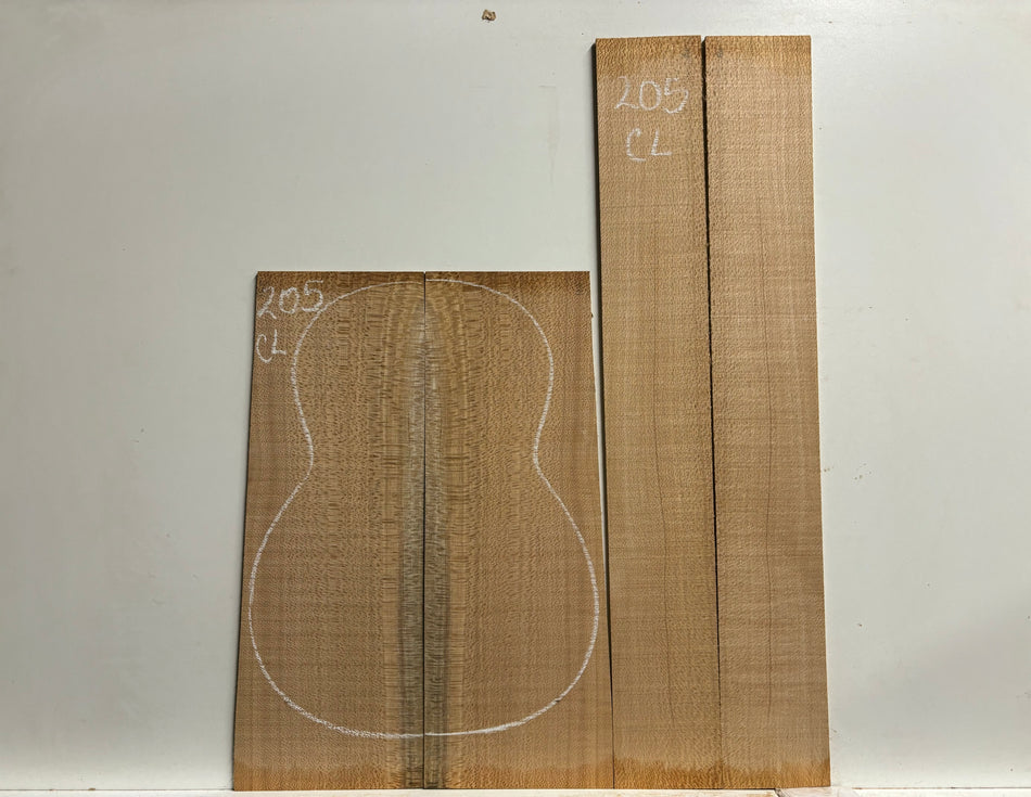 Lacewood Classical Guitar Back & Side Set #205