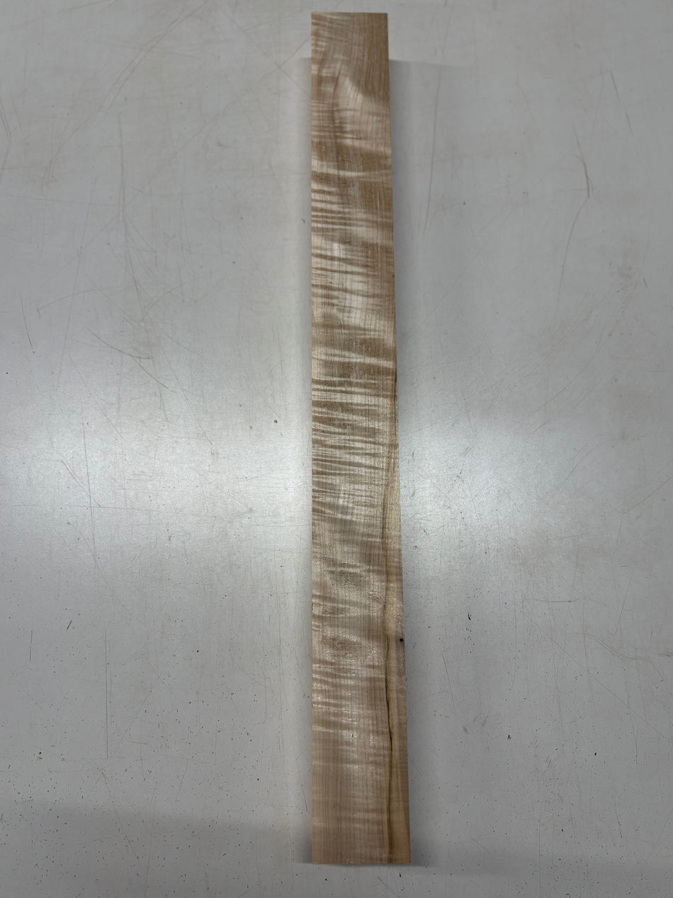 1 Piece, Flame Ambrosia Maple Guitar Neck Blank 29"x2-3/4"x2-1/4"#5904