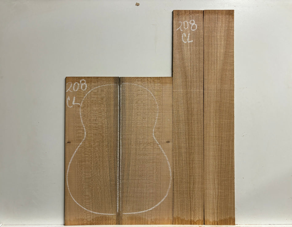 Lacewood Classical Guitar Back & Side Set #208