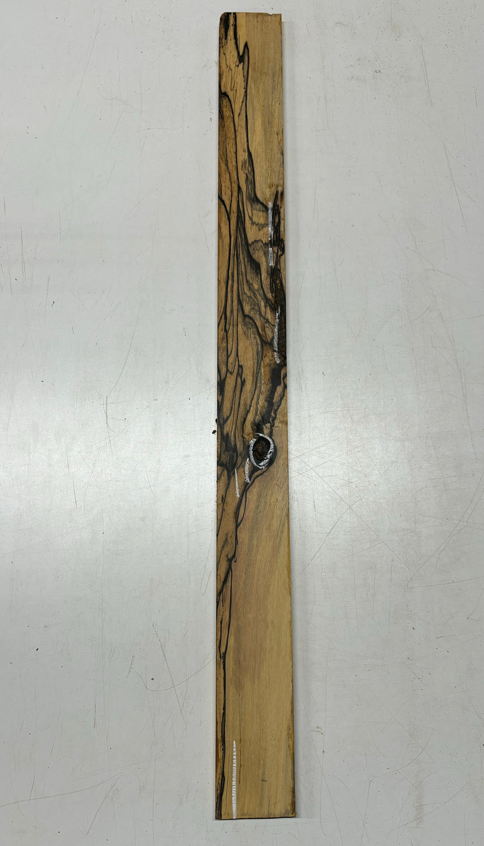 Black and White Ebony Lumber 41-1/2"x 3-1/2"x 1/2"#213