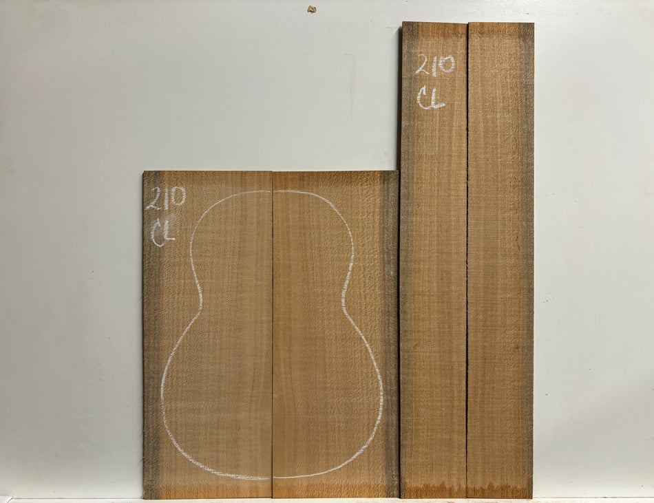 Lacewood Classical Guitar Back & Side Set #210