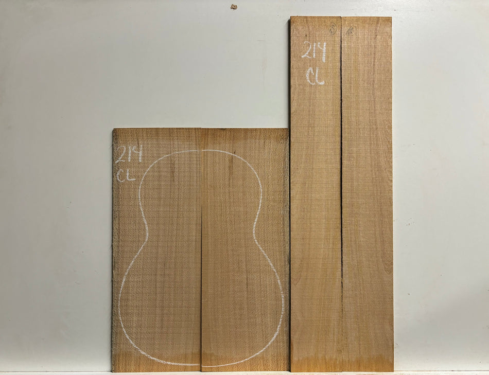 Lacewood Classical Guitar Back & Side Set #214