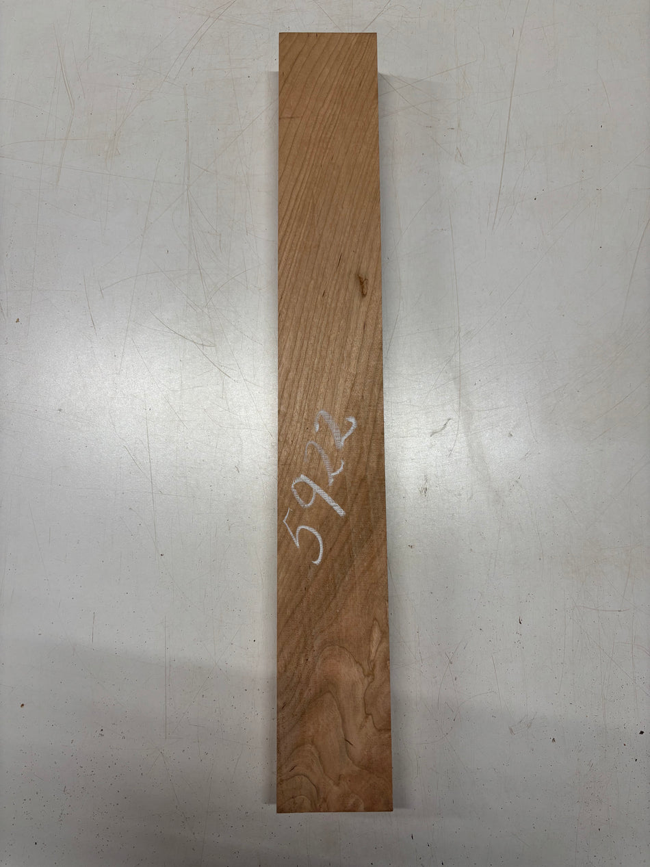 1 Piece, Cherry Guitar Neck Blank 26"x3-1/2"x2"#5922