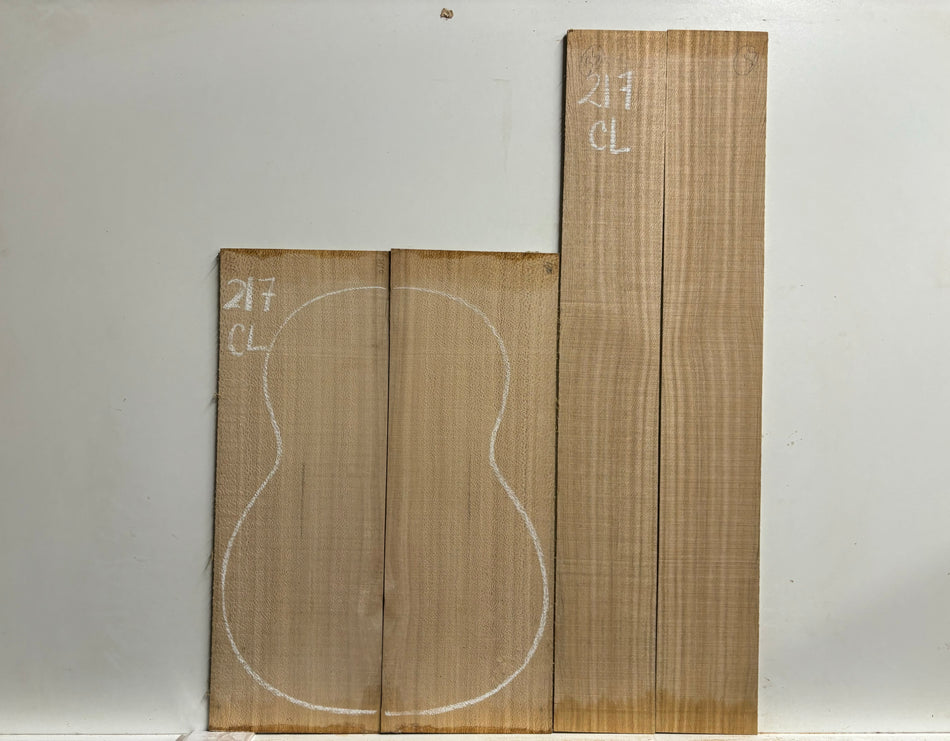 Lacewood Classical Guitar Back & Side Set #217