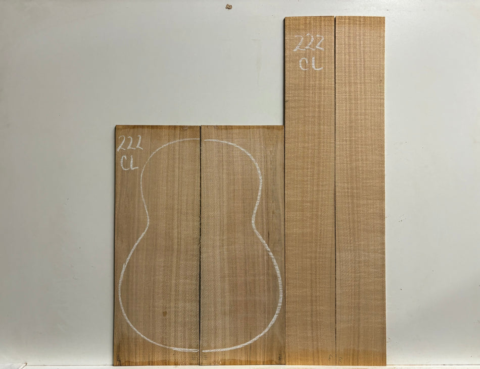 Lacewood Classical Guitar Back & Side Set #222