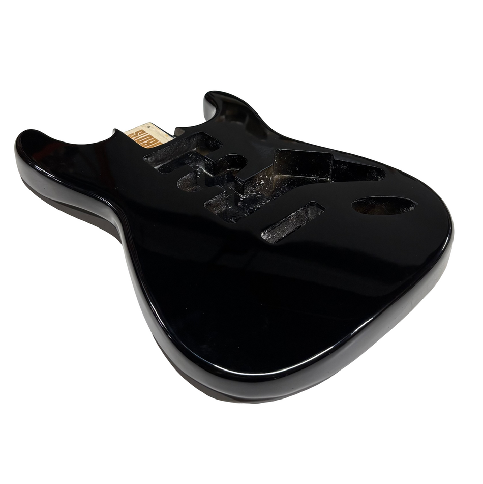 JOBOIS ST Style Finished Guitar Body- Black