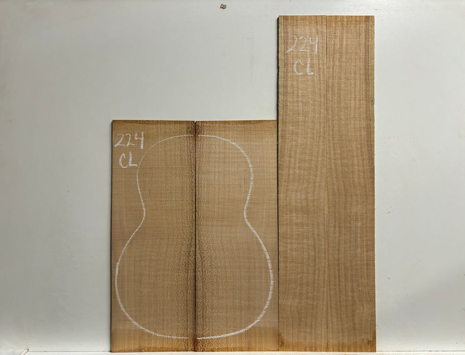 Lacewood Classical Guitar Back & Side Set #224