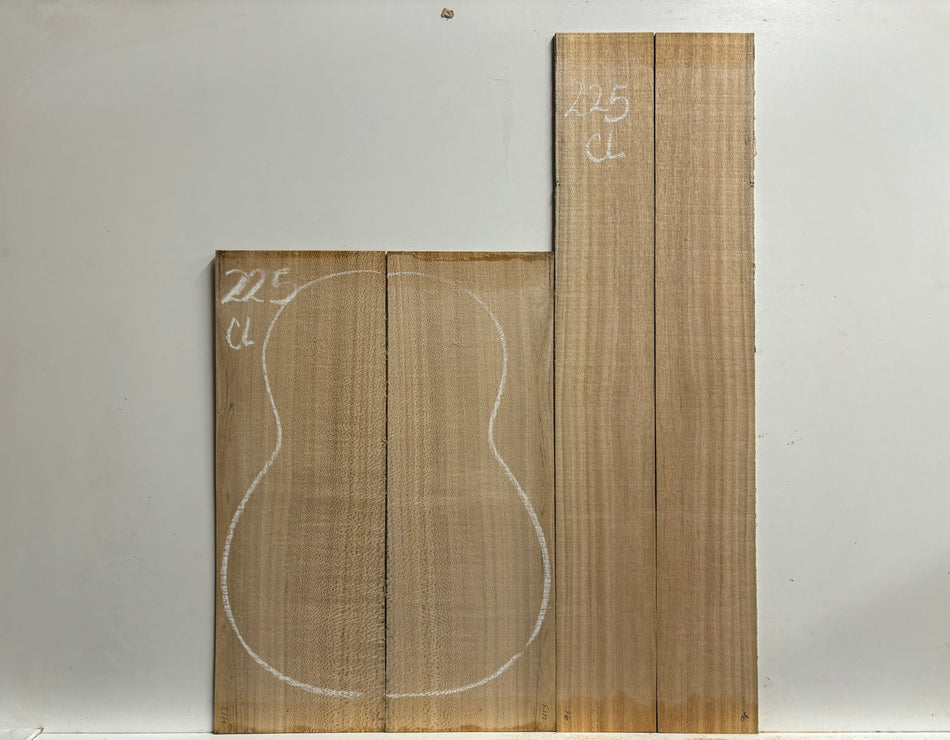 Juego de fondo y aros de guitarra de grado AAAA Dreadnought de palisandro de la India Oriental #61 