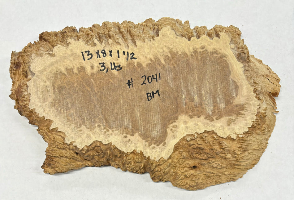 Brown Mallee Burl Cookies 13" x 8" x 1-1/2"  3 Lbs | #2041