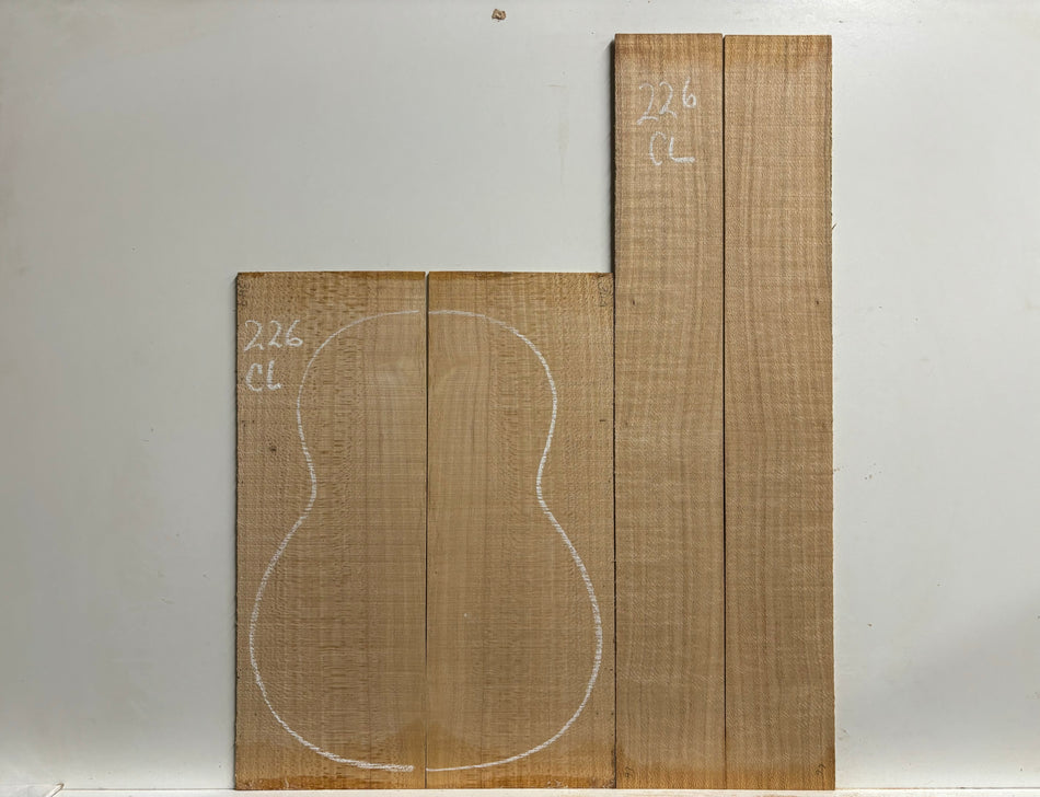 Juego de fondo y aros de guitarra de grado AAAA Dreadnought de palisandro de la India Oriental #61 