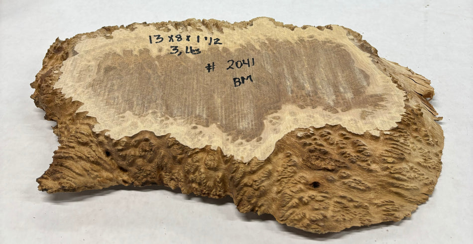 Brown Mallee Burl Cookies 13" x 8" x 1-1/2"  3 Lbs | #2041