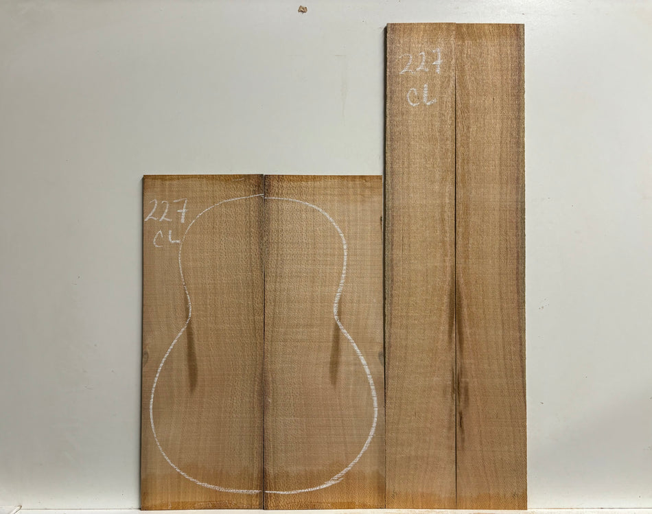 Juego de fondo y aros de guitarra de grado AAAA Dreadnought de palisandro de la India Oriental #61 