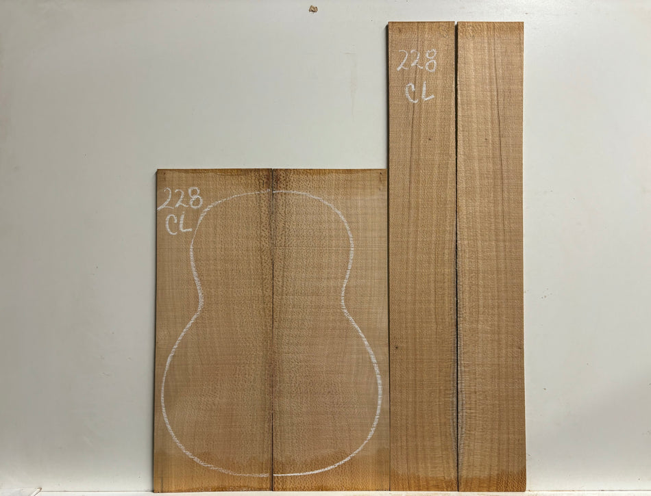 Juego de fondo y aros de guitarra de grado AAAA Dreadnought de palisandro de la India Oriental #61 