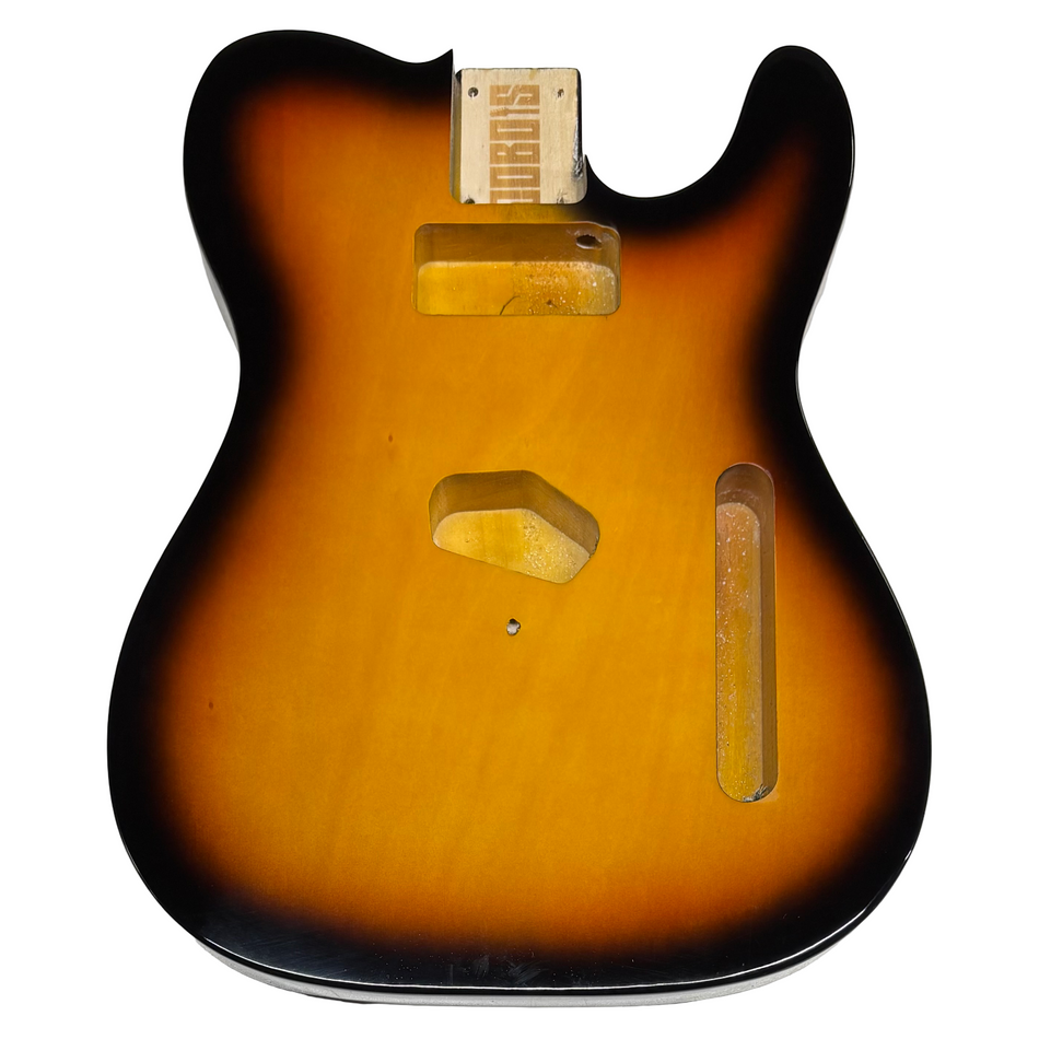 JOBOIS TL Style Finished Guitar Body- 3-Tone Sunburst
