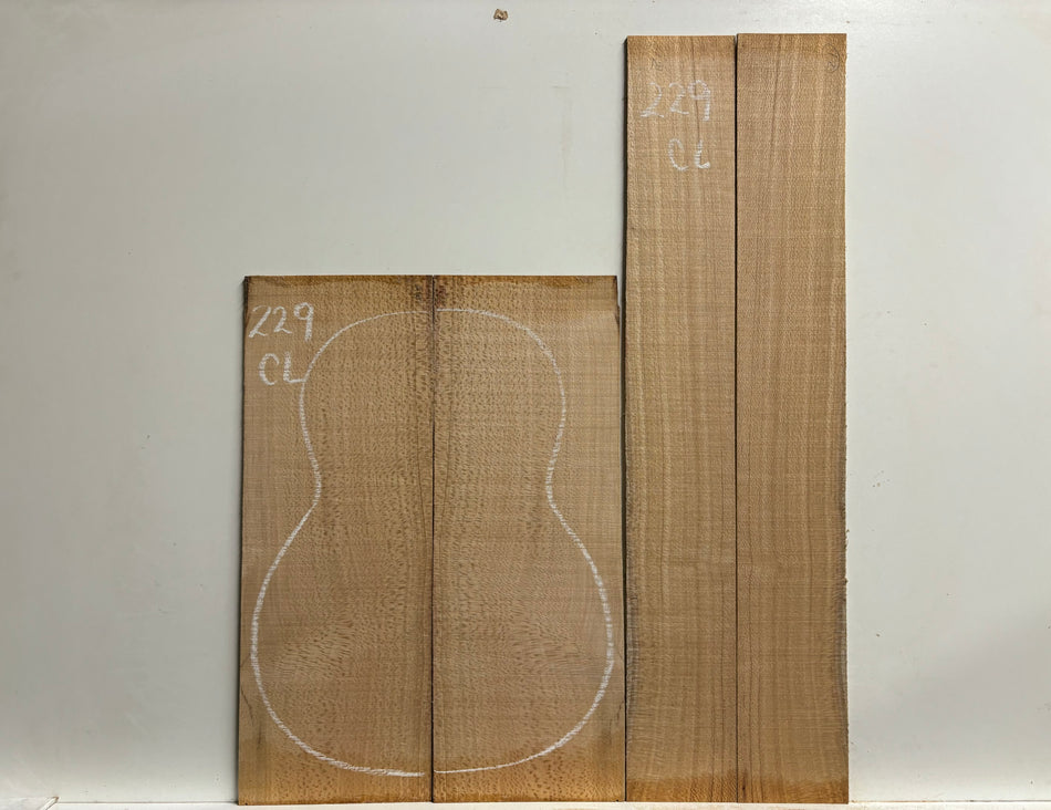 Juego de fondo y aros de guitarra de grado AAAA Dreadnought de palisandro de la India Oriental #61 