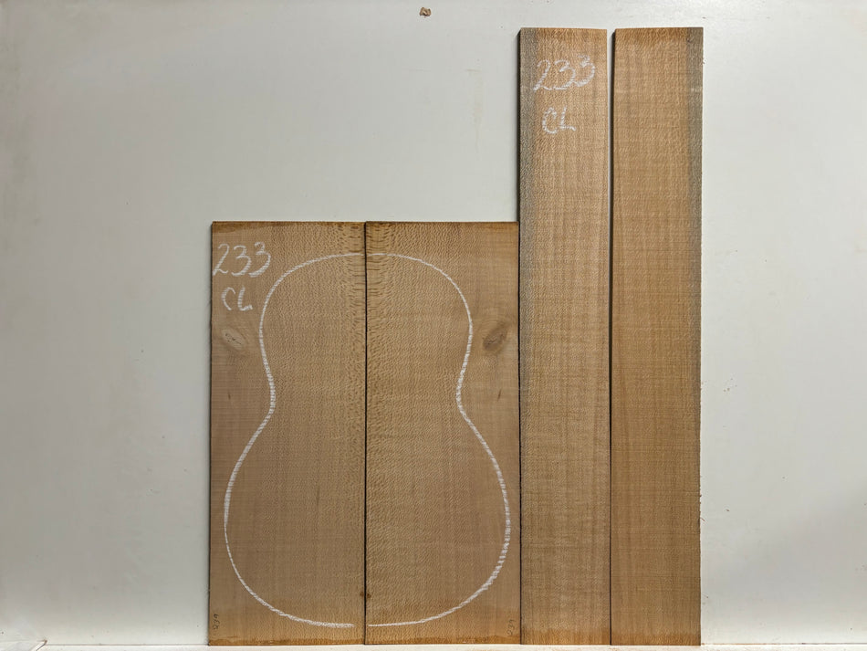 Juego de fondo y aros de guitarra de grado AAAA Dreadnought de palisandro de la India Oriental #61 