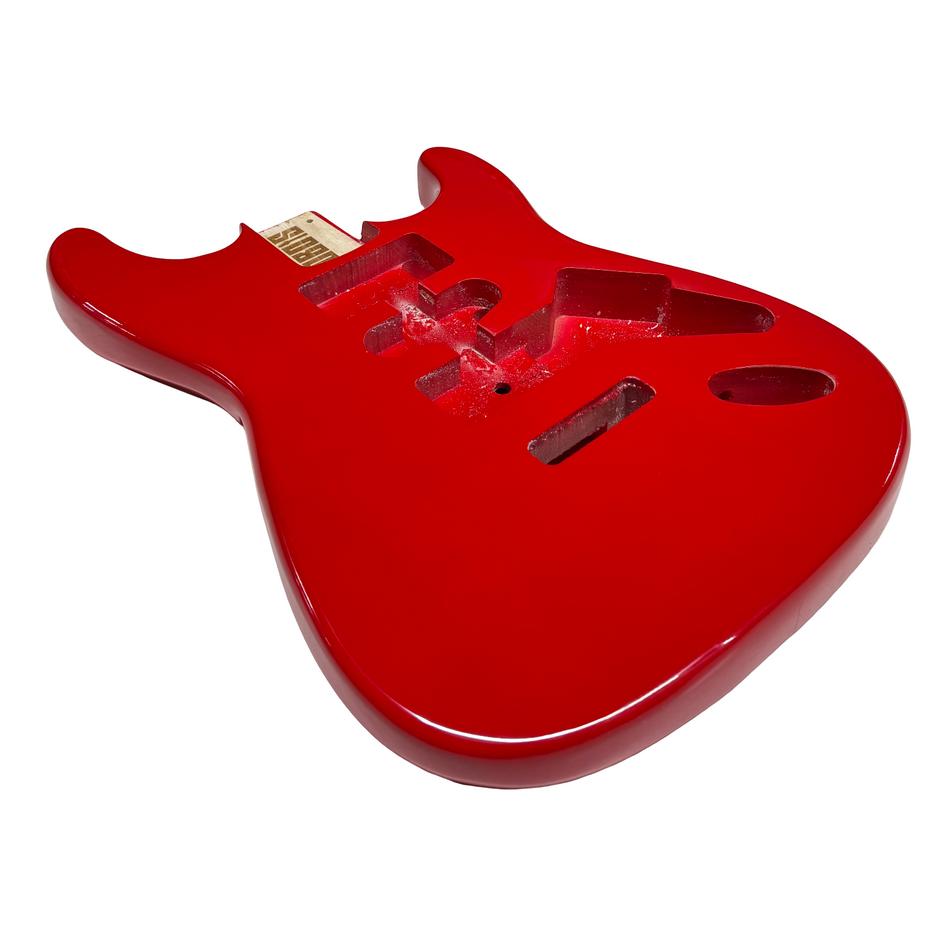 JOBOIS ST Style Finished Guitar Body- Candy Apple Red