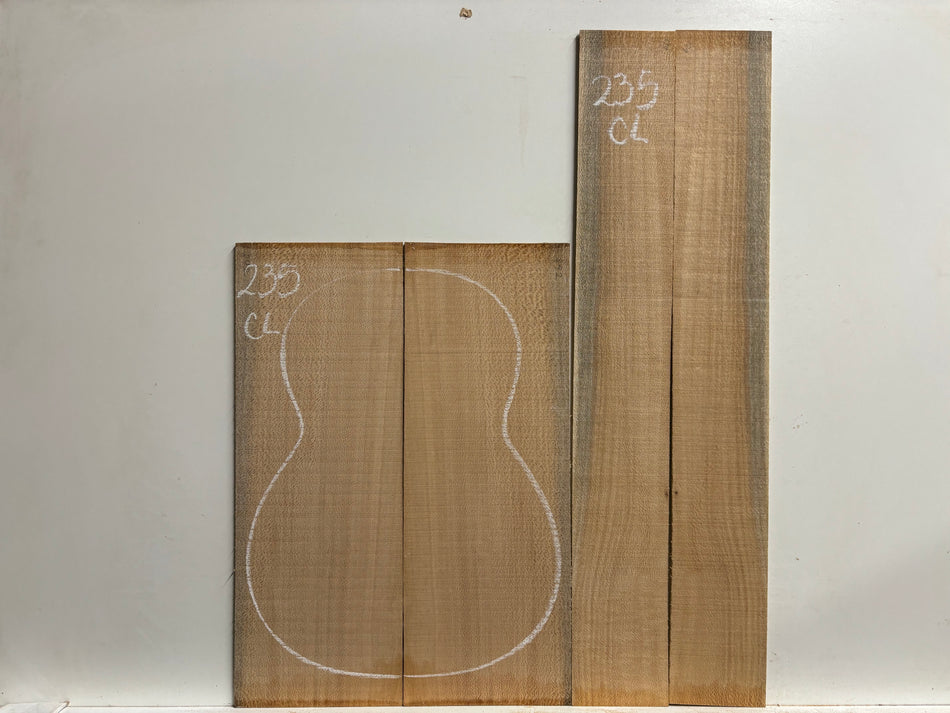 Juego de fondo y aros de guitarra de grado AAAA Dreadnought de palisandro de la India Oriental #61 