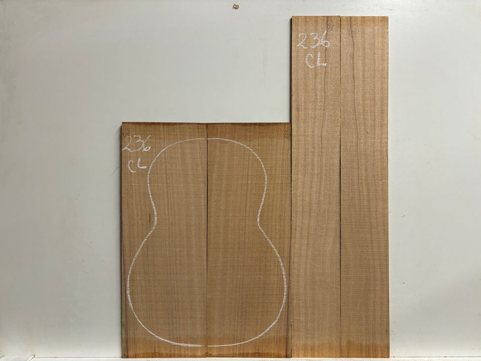 Juego de fondo y aros de guitarra de grado AAAA Dreadnought de palisandro de la India Oriental #61 